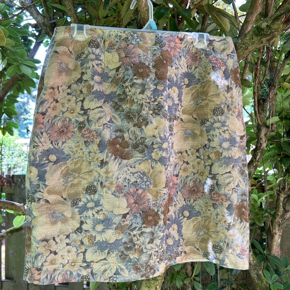 The Limited Multicolor Floral Pencil Skirt